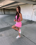 On The Go Athletic Dress - Pink