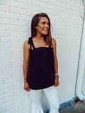 Shoulder Tie Tank Top