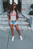Long Live Rock & Roll Light Pink Tee