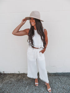 All Natural Two Piece Pants Set