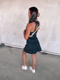 Athletic Mini Dress - Black
