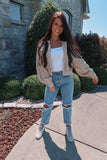 Power Moves Cropped Corduroy Jacket