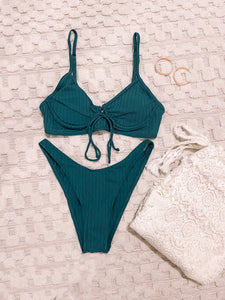 Meet Me At The Ocean Teal Bikini