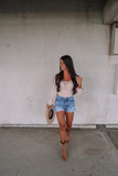 Iced Latte Ribbed Bodysuit
