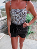 Black Tie Shorts