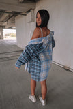 Blue For You Oversized Flannel