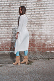 Thinking About You Midi Knit Cardigan - Cream