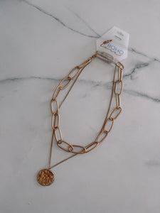 You Shine Gold Layered Necklace