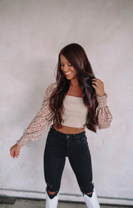 Let's Bloom Crop Top