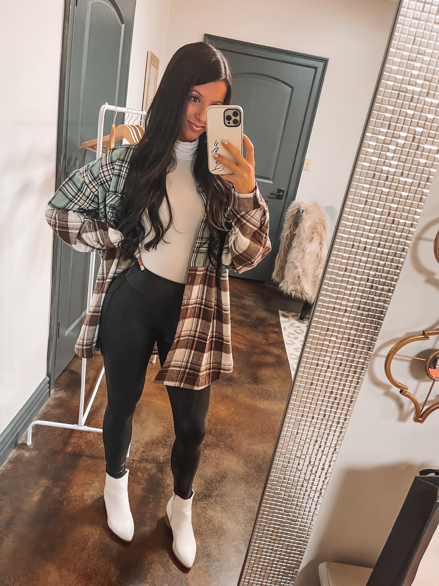 Mix It Up Oversized Flannel – Fashion House Boutique