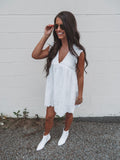 For The Love Of Lace White Eyelet Romper