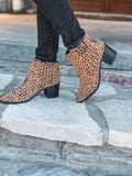 Into The Wild Leopard Print Booties