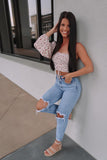 Day Date One Shoulder Floral Top