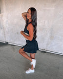 Athletic Mini Dress - Black